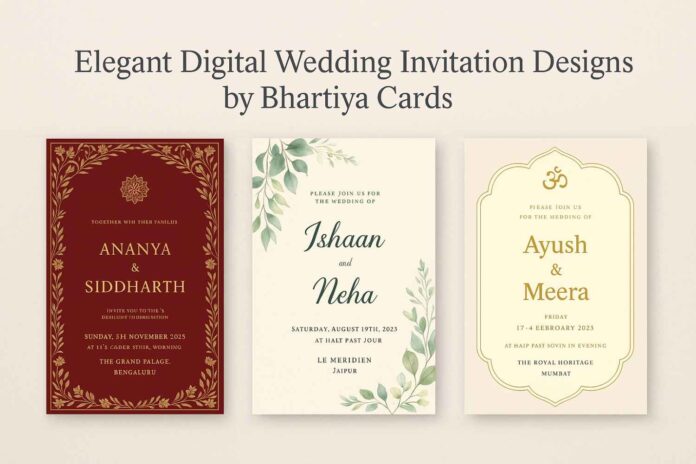 Digital Wedding Invitations